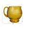 Hello Honey® 2.5qt. Amber Round Ribbed Glass Pitcher